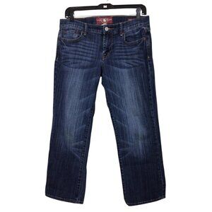 Lucky Brand Jeans Women’s 6 28 Blue Sweet N Crop Denim Cropped Stretch